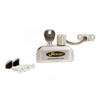 Jackloc - Blocca Finestra Con Cavo E Chiave - Cromo Satinato - Pro5