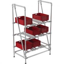 Trilogiq - Mini-rack Tubolare 3 Livelli 1000x600x1600