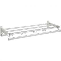 Gardelux By Hermeta - Appendiabiti Parete Gardelux 1 Tipo 13 4 Appendini Alluminio