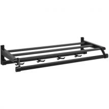 Gardelux by hermeta - Appendiabiti Parete Gardelux 1 Tipo 13 6 Appendini Nero