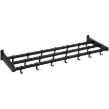 Gardelux by hermeta - Appendiabiti Parete Gardelux 1 Tipo 7 26 Appendini Nero