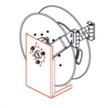 Cable Equipements - Cilindro A Staffa Per Fissaggio A Muro Pavimento O Soffitto