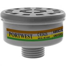 Lotto di 4 Filtro Gas Abek2 Filettatura Universale - Portwest