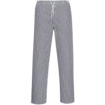 Lotto di 2 Pantaloni Bromley Chefs Check Xsmall - Portwest