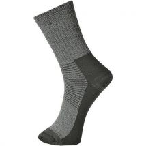Lotto di 10 Thermal Calze Grigio 44-48 - Portwest