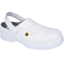Portwest - Sandaloo Di Sicurezza Traforato Sb Ae Esd In Composito Bianco 38 5