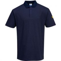 Lotto di 2 Polo Esd Antistatica Blu Navy - Portwest