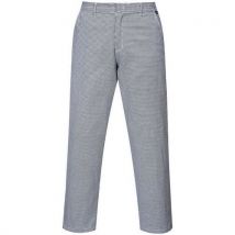 Lotto di 2 Pantaloni Chef Harrow Htooth Medium - Portwest
