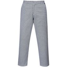Lotto di 2 Pantaloni Chef Harrow Htooth Small - Portwest