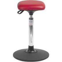 Global Professional Seating - Sgabello Sway Tetra - Similpelle Rosso - Regolabile 57-88 cm - Max 110 kg