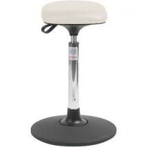 Global Professional Seating - Sgabello Sway Tetra-similpelle-alto-bianco