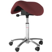 Global Professional Seating - Sedia Dalton Easy Tessuto Rosso - Altezza Regolabile 65-91cm - Eco-Tex