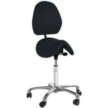 Global Professional Seating - Sedia Dalton Euromatic-tessuto Cura-alta-nero