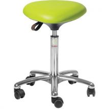 Global Professional Seating - Sgabello Tria-similpelle-basso-verde