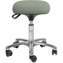 Global Professional Seating - Sgabello Tetra-tessuto Cura-basso-con Ruote-verde