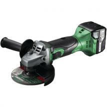Hikoki - Smerigliatrice Angolare 18V 125mm con Batteria 5Ah - Potente e Versatile
