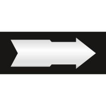 Systemtext - Marcatura tubi Flo - Nero 160mm x 10m RAL 9005 - Segnaletica di sicurezza durevole