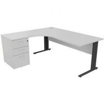 Scrivania Compatta Piede L 180 X 120 P H 72 Cm - Manutan
