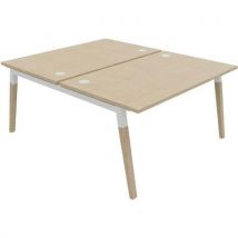 Buronomic - Scrivania Bench 2 Pos 140x163cm El Par Rov Bian/leg Dialogue