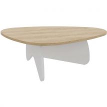 Buronomic - Tavolino Basso Rovere Nebraska/bianco Ciottoli