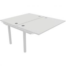 Buronomic - Scriv Bench 2 Pos 140x163cm El Suc Bianco/bianco Partage