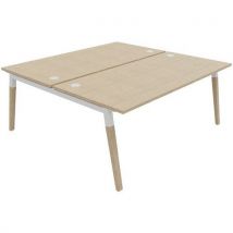 Buronomic - Scrivania Bench 2 Pos 180x163cm El Par Rov Bian/leg Dialogue