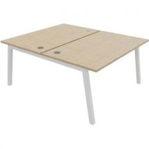 Buronomic - Scriv Bench 2 Pos 140x163cm El Par Rov Venature/bian Partage