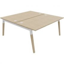 Buronomic - Scrivania Bench 2 Pos 160x163cm El Par Rov Bian/leg Dialogue
