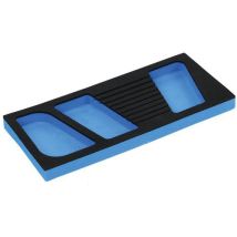 Manutan Expert - Modulo Vuoto per 9 Chiavi Miste a Cricchetto - Sistemazione Utensili - Garanzia 10 Anni