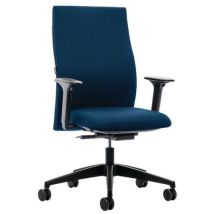 Interstuhl - Sedia da ufficio LX154 - Blu scuro Tessuto Braccioli 4D Regolabili Ergonomica Telelavoro Eco-sensibile