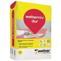 Weber Saint Gobain - Malta Di Rasatura Fibrorinforzata - Weberniv Dur 25 Kg