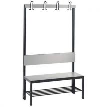 CP - Panca Con Appendini Schien Grigl Basic Plus Argento L 1000