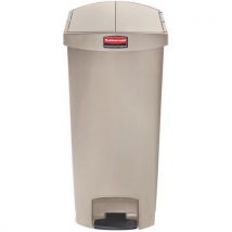 Rubbermaid - Pattumiera In Plastica Step On - 68l - Beige - Rubbermaid