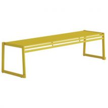 Urbantime - Panca Senza Schienale Acciaio Galvanizzato Giallo-l: 180 Cm