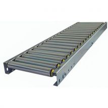 Somefi - Trasportatore A Rulli In Pvc - Largh. 500 Mm - Passo 100 Mm - Lungh. 1500 Mm