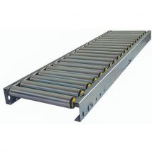 Somefi - Trasportatore A Rulli In Pvc - Largh. 600 Mm - Passo 75 Mm - Lungh. 1500 Mm