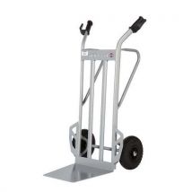 Matador - Carrello In Acciaio - Ruote Pneumatiche - Pala Fissa - Portata 350 Kg