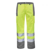 Cepovett Safety - Pantalone Fluo Base Xp Giallo Fluo/grigio Acciaio 3