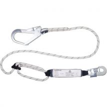 Delta Plus - Assorbitore di Energia Anticaduta AN208R2AD - Corda Regolabile 1.5-2m - Poliammide 12mm - EN 355