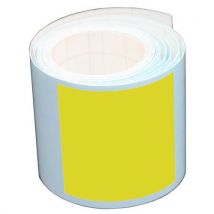 Wattelez - Segnaletica Per Porta Vetrata 25m - 50mm - Quadrato Giallo