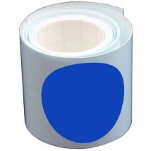 Wattelez - Segnaletica Per Porta Vetrata 25m - 50mm - Cerchio Blu