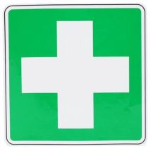 Cartello Di Emergenza-primo Soccorso-adesivo-200x200mm - Manutan