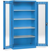 Fami - Armadio Ad Ante Policarbonato - 1023x555x2000 - Blu