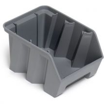 Lotto di 36 Contenitore A Becco Picking Box Air - 160x234x127 Mm - Grigio - Fami