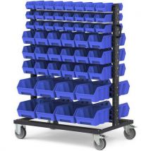 Fami - Carrello Picking Box Air - 1067x668x1357 - Blu - 100 Contenitori