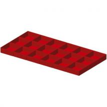 Fami - Set Di Divisori Per Cassetti Da 18 Pezzi - 100/125 Mm - Rosso