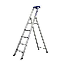 Duarib - Scala PRO54 Alluminio 5 Gradini - Piattaforma Sicura 1.11m - Carico Max 150kg