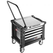 Facom - Cassettiera Carrellata Jetm3 - 4 Cassetti Nero