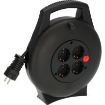 Brennenstuhl - Avvolgicavi Varioline Vl2x 10m Nero