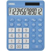 Desq - Calcolatrice New Generation 12 Cifre Blu Ghiaccio - Desq